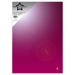 (PFSS112)Paper Favorites Midnight Plum A4 Mirror Card Glossy 250gsm (5pcs)