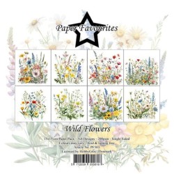 (PF503)Paper Favorites Wild Flowers 6x6 Inch Paper Pack