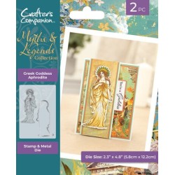 (ML-STD-GGA)Crafter's Companion Myths & Legends Stamp & Die Greek Goddess Aphrodite