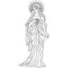 (ML-STD-GGA)Crafter's Companion Myths & Legends Stamp & Die Greek Goddess Aphrodite