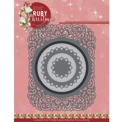 (PM10268)Dies - Precious Marieke - Ruby Christmas - Ruby Circle Frame