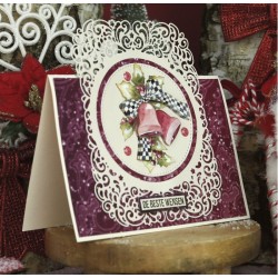 (PM10268)Dies - Precious Marieke - Ruby Christmas - Ruby Circle Frame