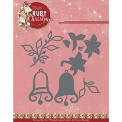 (PM10271)Dies - Precious Marieke - Ruby Christmas - Ruby Bells