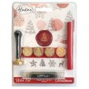 (71132)Aladine - Color & Design Made Easy - Christmas Sealing Wax Kit