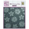 (EF3D097)Nellie's Choice Embossing Poinsettia