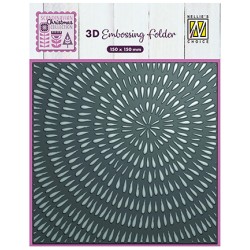 (EF3D100)Nellie's Choice Embossing Sliced wood