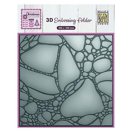 (EF3D101)Nellie's Choice Embossing Paint Bubble