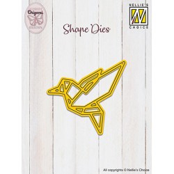 (SD322)Nellie's Shape Dies Origami Bird