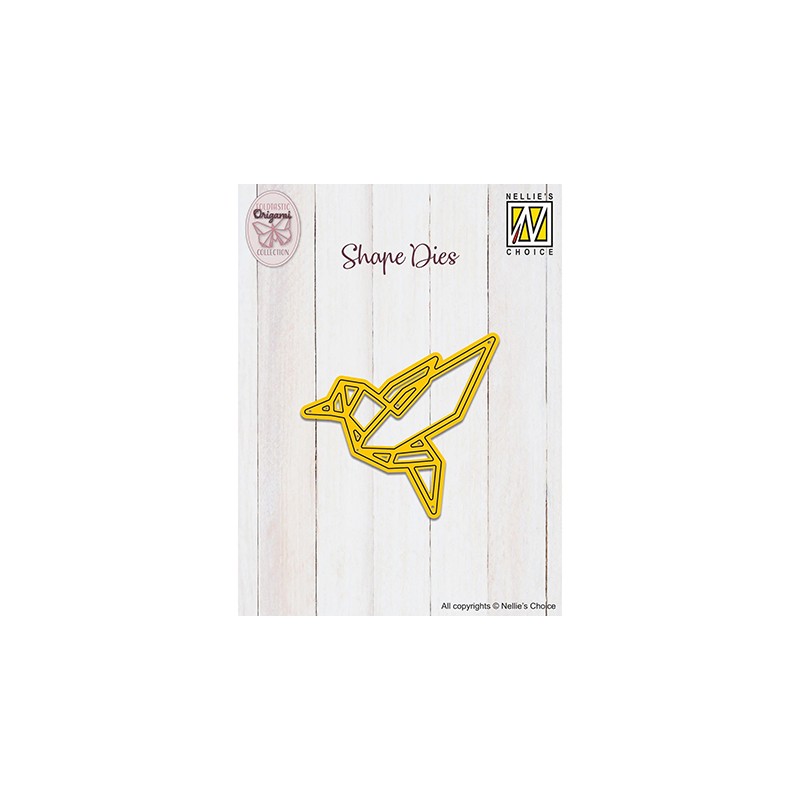 (SD322)Nellie's Shape Dies Origami Bird