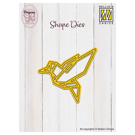 (SD322)Nellie's Shape Dies Origami Bird