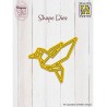 (SD322)Nellie's Shape Dies Origami Bird