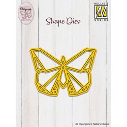 (SD323)Nellie's Shape Dies Origami Butterfly