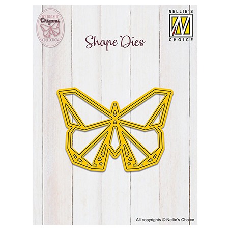 (SD323)Nellie's Shape Dies Origami Butterfly