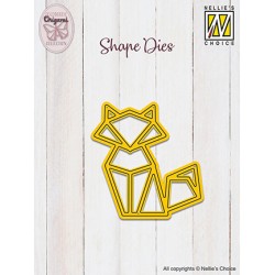 (SD324)Nellie's Shape Dies Origami Fox