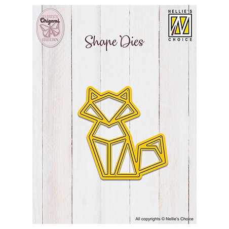 (SD324)Nellie's Shape Dies Origami Fox