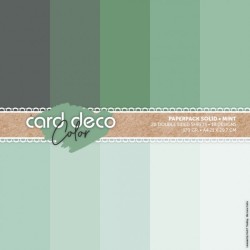 (CDCPPA411001)Card Deco Color Paperpack – Solid - Mint - A4