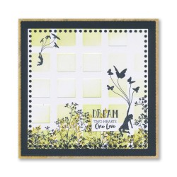 (STE-PA-01030-88)Claritystamp Art Stencil Plaids - Thick 8" x 8"