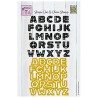 (CDCS002)Snellen Design Clearstamp +dies  - Scandinavian alphabet Uppercase