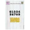 (CDCS004)Snellen Design Clearstamp +dies  - Scandinavian alphabet Numbers