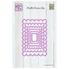 (MFD166)Nellie's shape dies Scalloped Rectangle