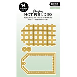 (SL-ES-HFCD04)Studio Light Hot Foil Cutting Die Label Essentials nr.04