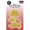 (SL-ES-HFCD09)Studio Light Hot Foil Cutting Die Sentiments Essentials nr.09