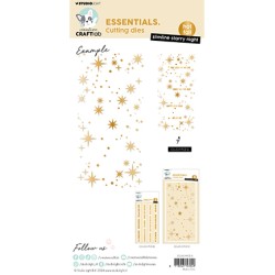 (CCL-ES-HFCD13)Studio Light Hot Foil Cutting Die Slimline starry night Essentials nr.13