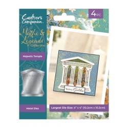 (ML-MD-CAD-MATE)Crafter's Companion Myths & Legends Metal Die Create-a-card Majestic Temple