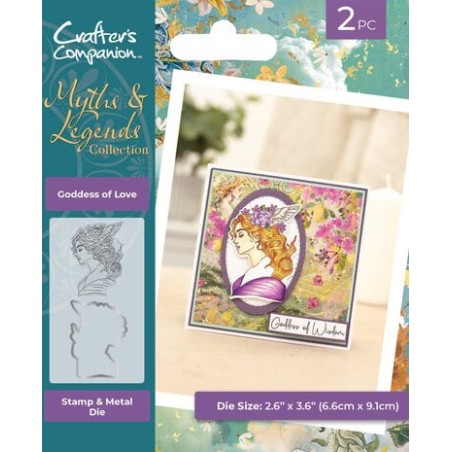 (ML-STD-GOL)Crafter's Companion Myths & Legends Stamp & Die Goddess of Love