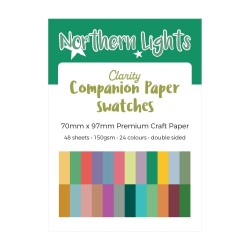 (ACC-CA-31346-XX)Groovi - Premium Craft Paper - Northern Lights Companion Paper Swatches