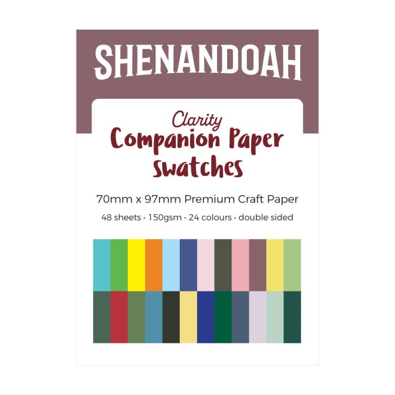 (ACC-CA-31347-XX)Groovi - Premium Craft Paper - Shenandoah Companion Paper Swatches