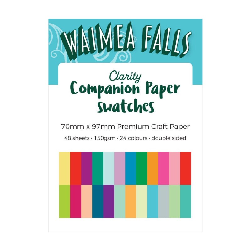 (ACC-CA-31350-XX)Groovi - Premium Craft Paper - Waimea Falls Companion Paper Swatches