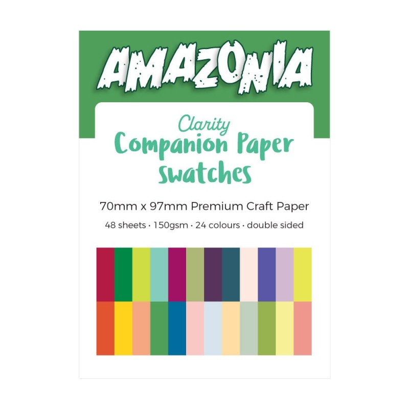 (ACC-CA-31351-XX)Groovi - Premium Craft Paper - Amazonia Companion Paper Swatches