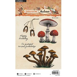 (SL-EA-STAMP717)Studio light SL Stamp Mushrooms Everlasting Autumn nr.717