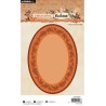 (SL-EA-CD880)Studio Light SL Cutting Die Oval leaf wreath Everlasting Autumn nr.880