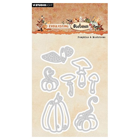 (SL-EA-CD882)Studio Light SL Cutting Die Pumpkins & mushrooms Everlasting Autumn nr.882