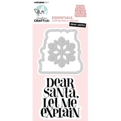 (CCL-ES-SCD83)Studio Light Stamp & Cutting Die Dear Santa Essentials nr.83