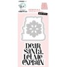 (CCL-ES-SCD83)Studio Light Stamp & Cutting Die Dear Santa Essentials nr.83