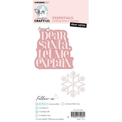 (CCL-ES-SCD83)Studio Light Stamp & Cutting Die Dear Santa Essentials nr.83