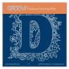 (GRO-WO-42342-01)Groovi® Baby plate A6 Linda's Floral Alphabet - Letter C