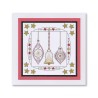 (ACC-CA-31689-XX)Paper Stitch by Clarity - 07 - Christmas Baubles Embroidery Card Pack