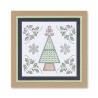 (ACC-CA-31688-XX)Paper Stitch by Clarity - 06 - Angel Christmas Tree Embroidery Card Pack