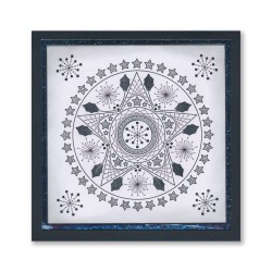 (ACC-CA-31687-XX)Paper Stitch by Clarity - 05 - Holly Star Embroidery Card Pack