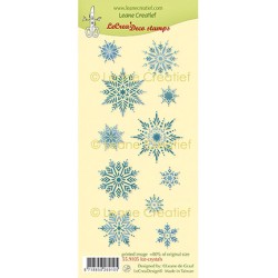 (55.9105)LeCrea - Combi clear stamp Ice-crystals