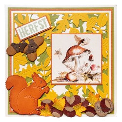 (CR1663)Craftables Background Fall leaves