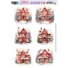 (BBSC10056)Push-Out Scenery - Berries Beauties - House - Square