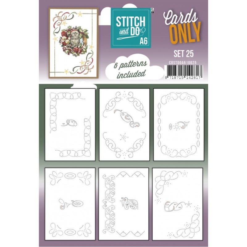 (COSTDOA610025)Stitch and Do - Cards Only - Set 25