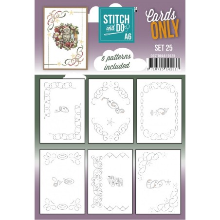 (COSTDOA610025)Stitch and Do - Cards Only - Set 25