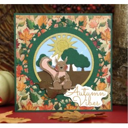 (DBAD10047)Designed by Anna - Mix and Match Cutting Dies - Scarlett Squirrel