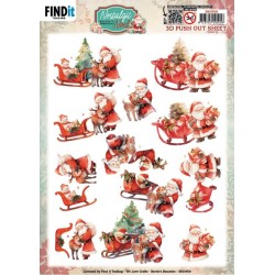 (SB10958)3D Push Out - Berries Beauties -Nostalgic Noel - Nostalgic Sleigh